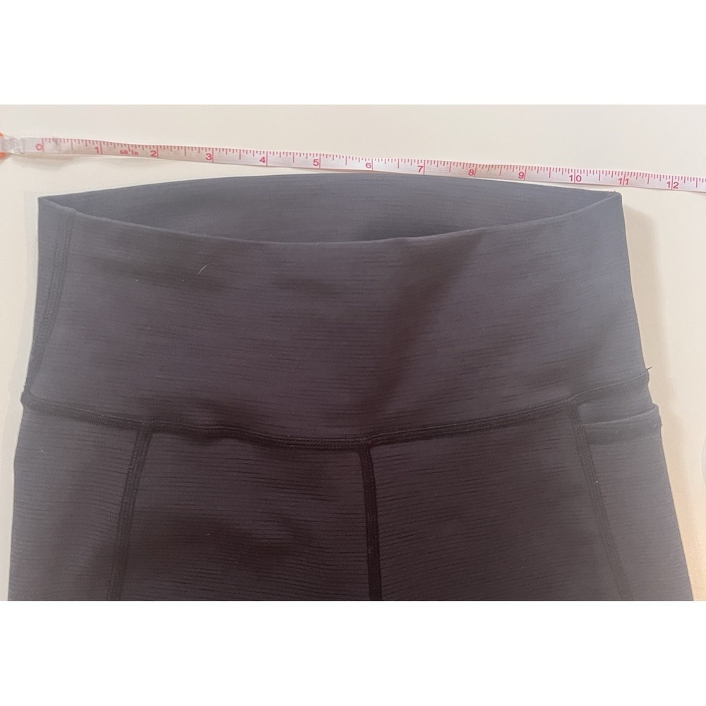 Sweaty Betty Size XS The Super Sculpt 7/8 Length 60cm/24" Gray Black Stripe - Picture 8 of 8